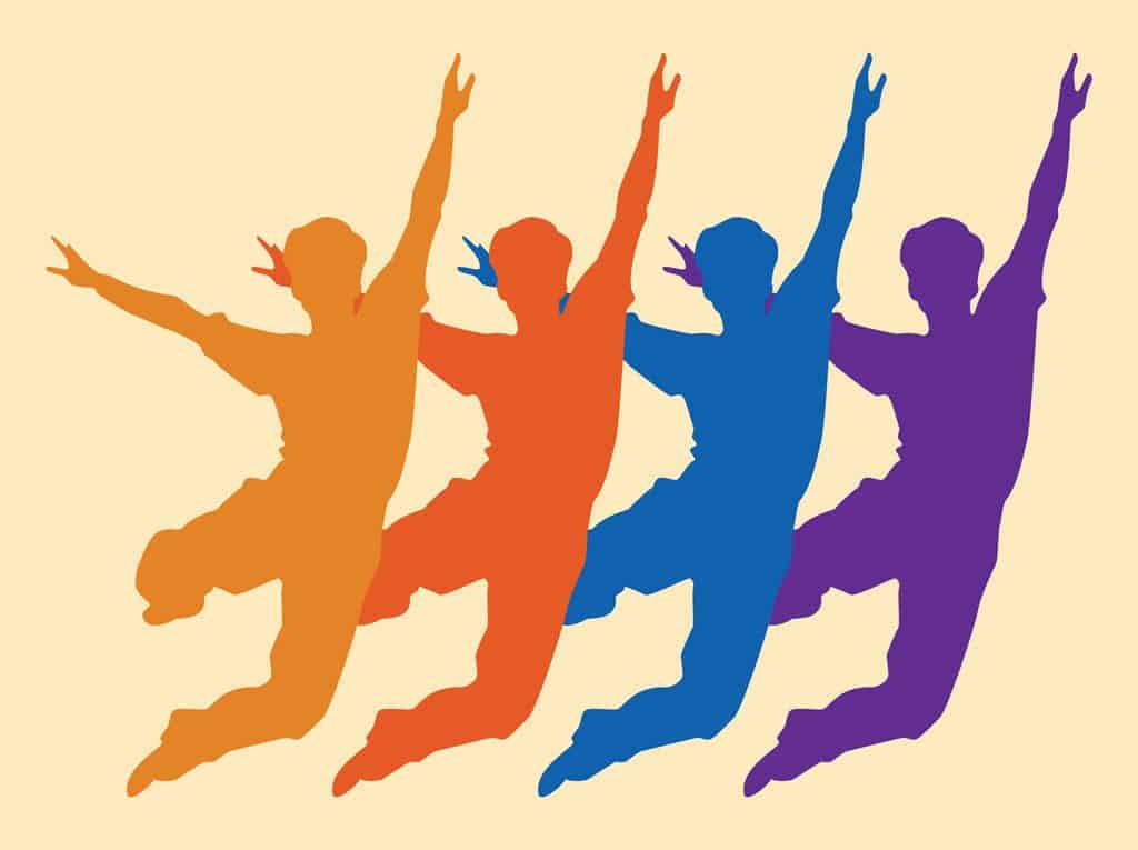 Jumping-Crowd
