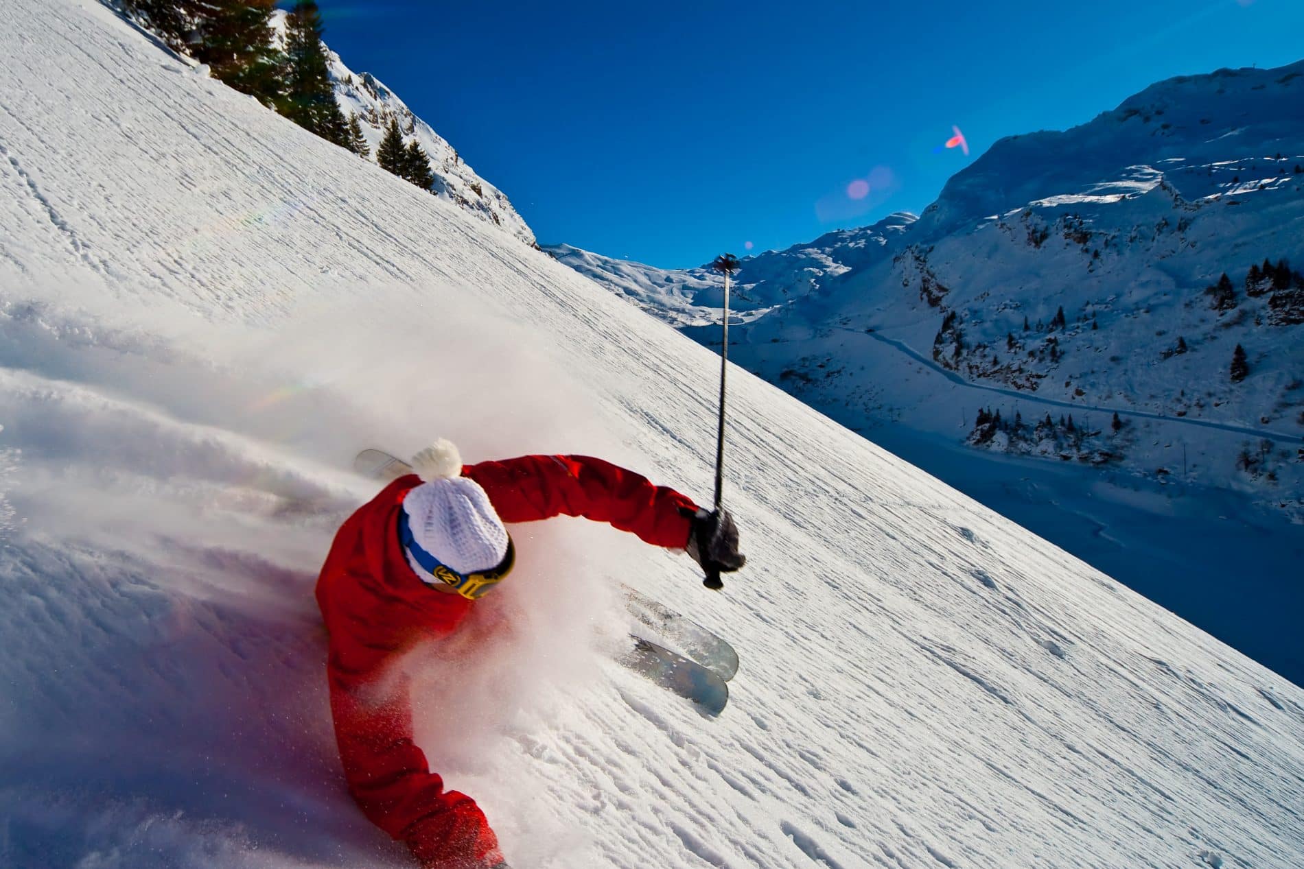 French & Ski Courses Snowy January Alpine French School