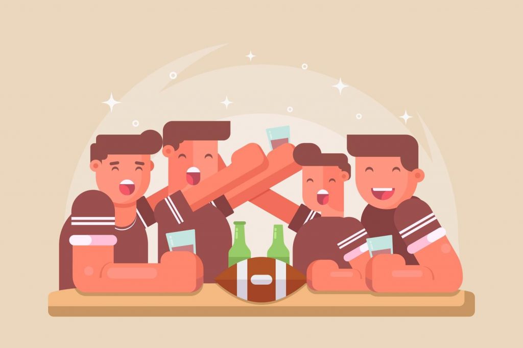 Football Party Vectors