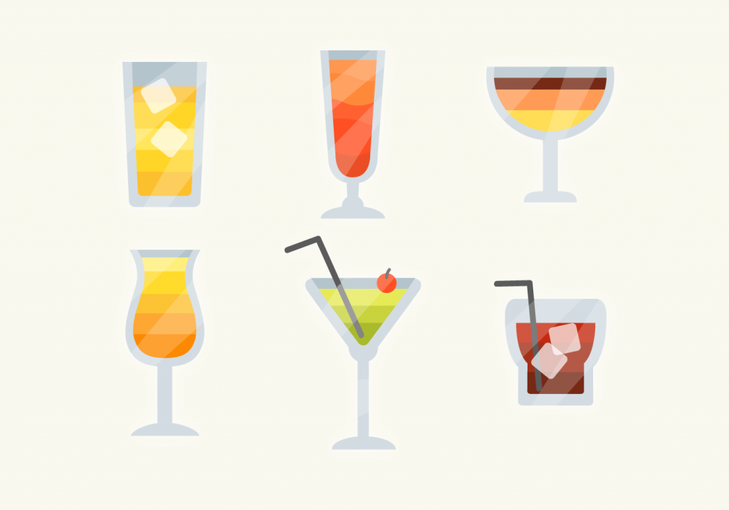 Free Cocktail Drinks Vector