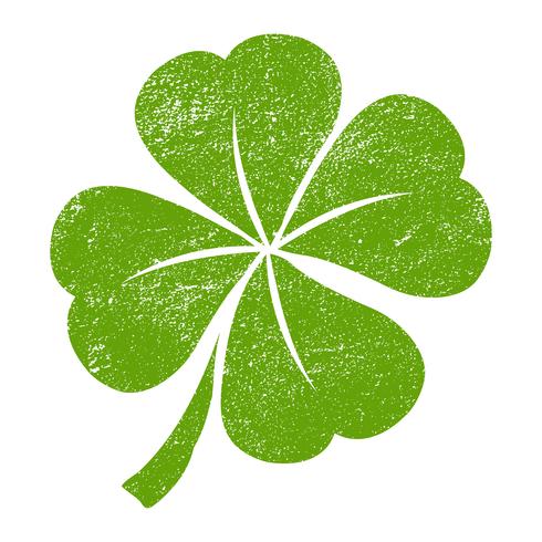 Lucky Irish Clover For St Patrick S Day Vector