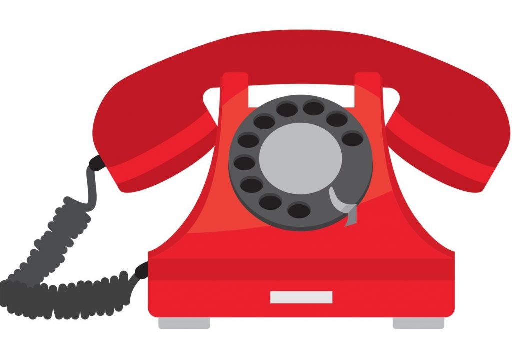 Old Phone Vector